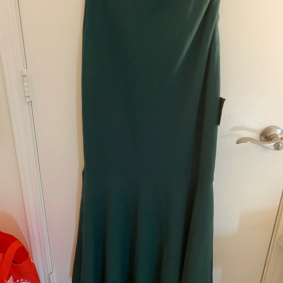 Lulu's Teal Maxi Dress - Picture 6 of 9